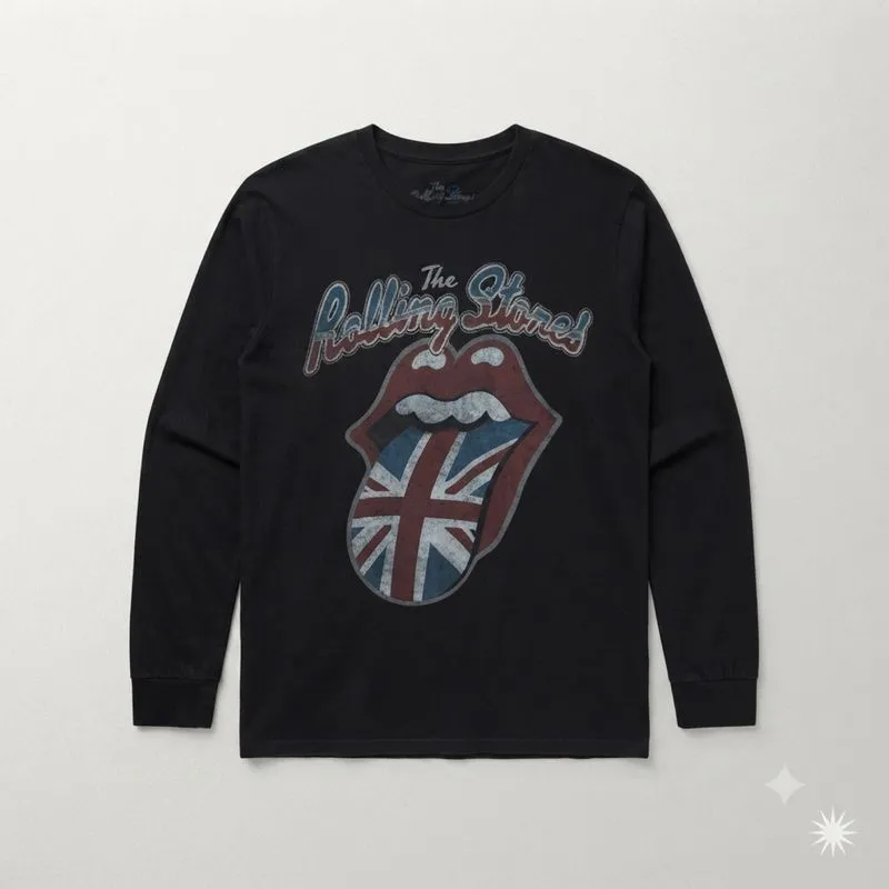 2013 The Rolling Stones by Bravado Printed Tee L/S photo 1