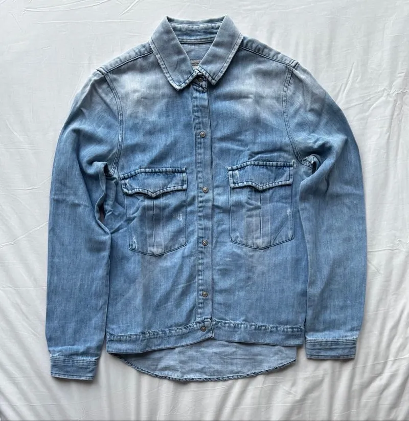 Zara woman denim jacket photo 1