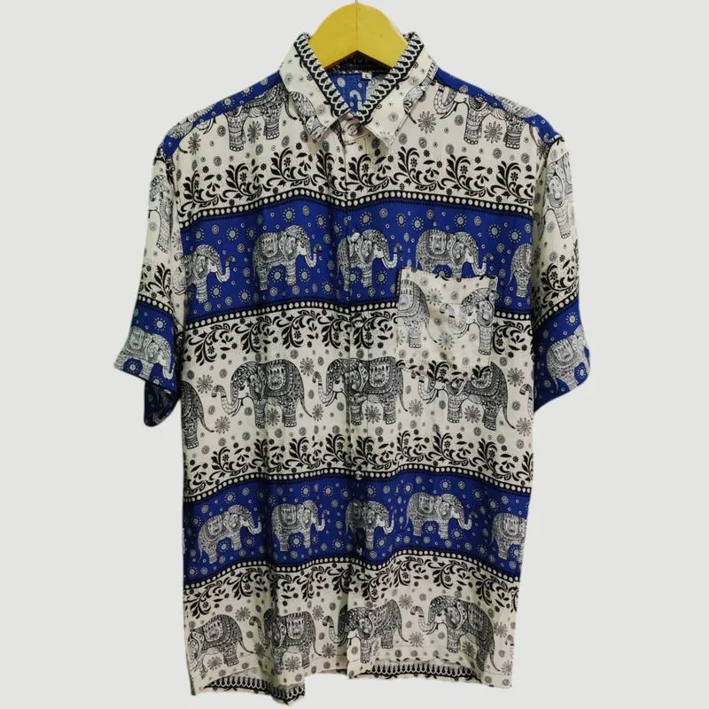 Kemeja motif vintage thailand photo 1
