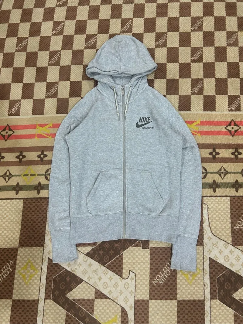 hoodie zipper nike small logo photo 1