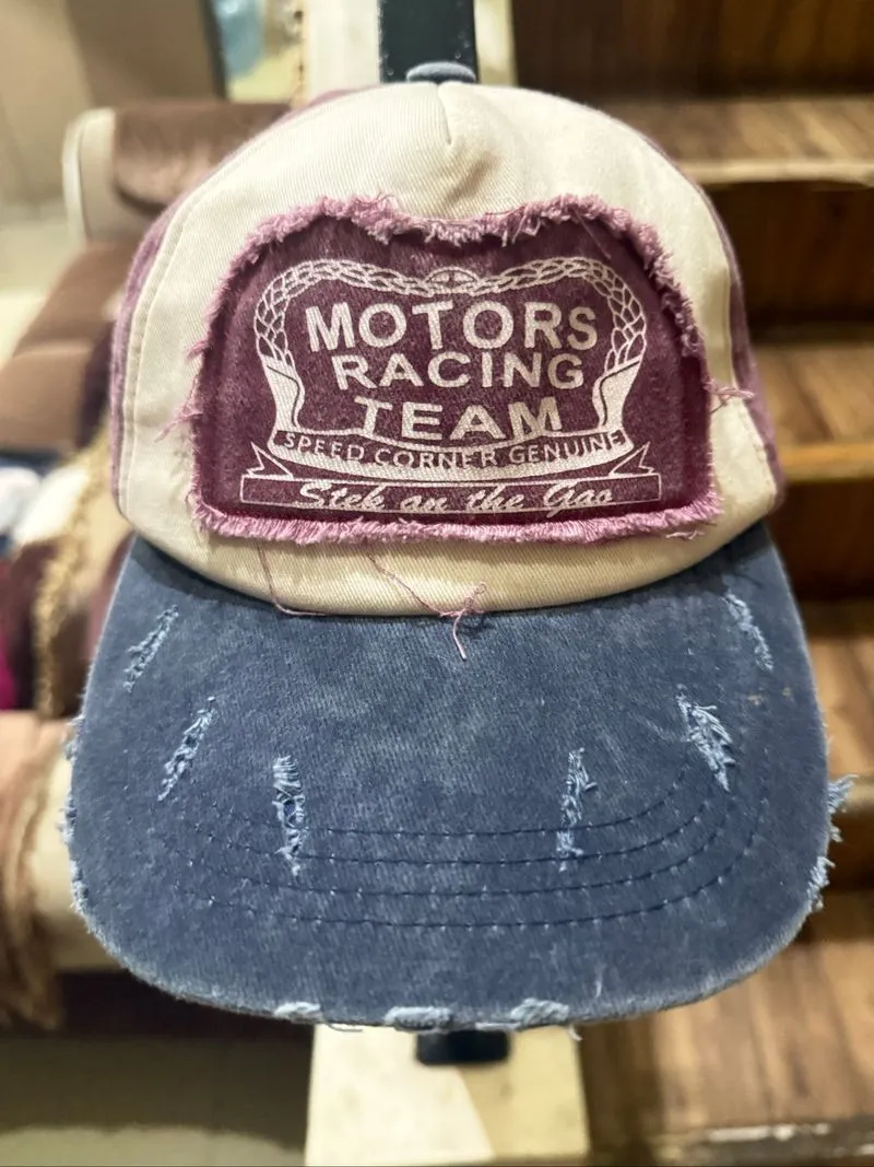 Motor racing team vintage trucker hat photo 1