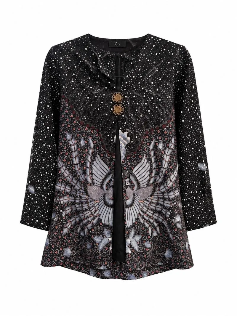 Blouse batik hitam photo 1