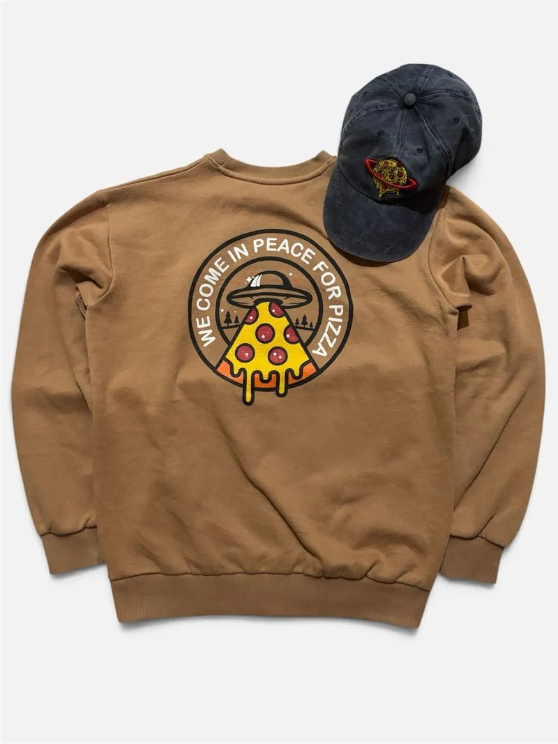 Sweater Crewneck dan Topi Pizza Planet Ufo photo 1