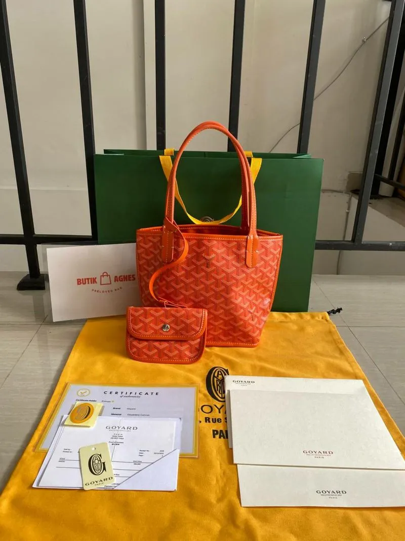 Nego Preloved Mini Anjou Orange Authentic photo 1