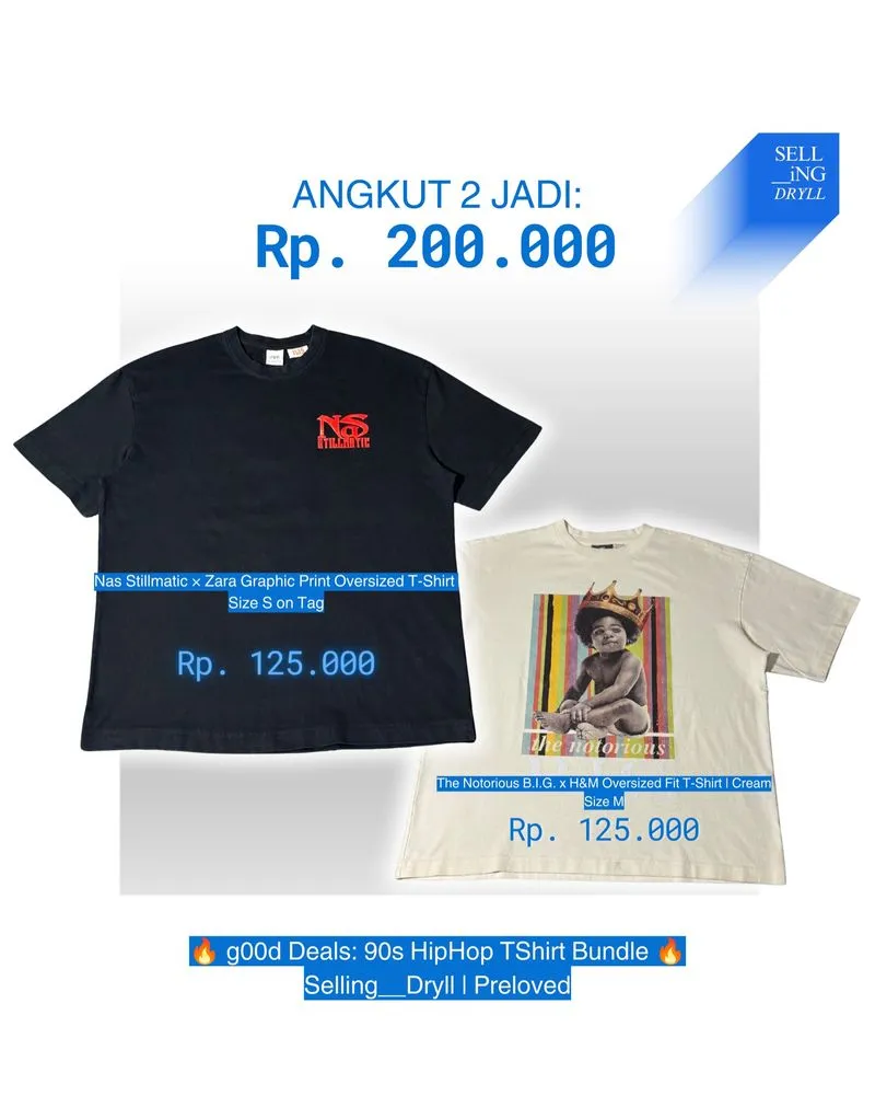 g00d Deals: 90s HipHop TShirt Bundle photo 1