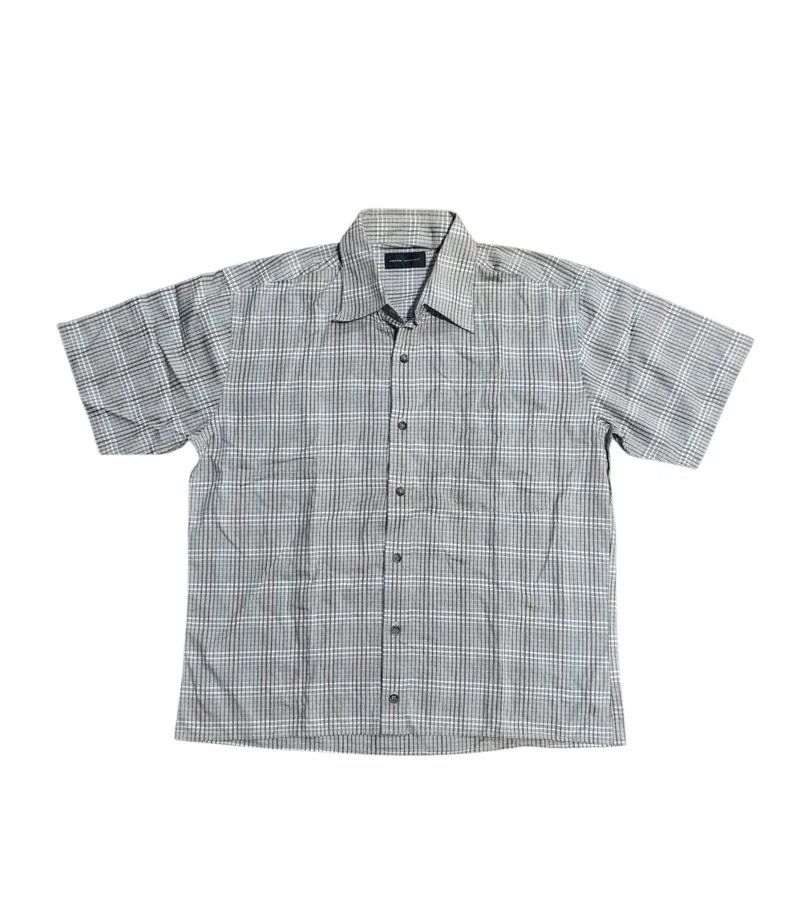 Kansai yamamoto plaid shirt boxy crop photo 1