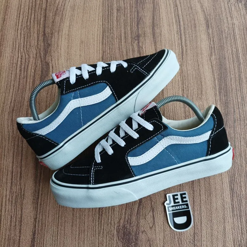 VANS Emo Casual Sneakers Pria black blue photo 1