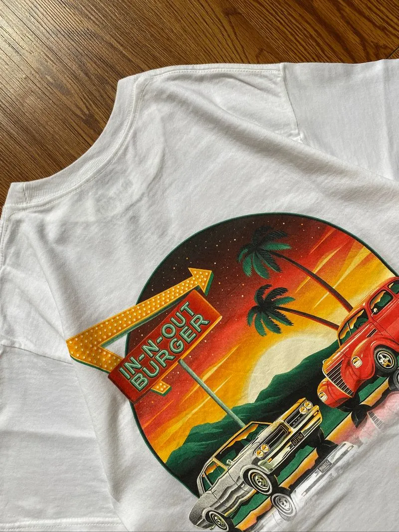 Kaos Art Putih In n Out Graphic Tee Original photo 1