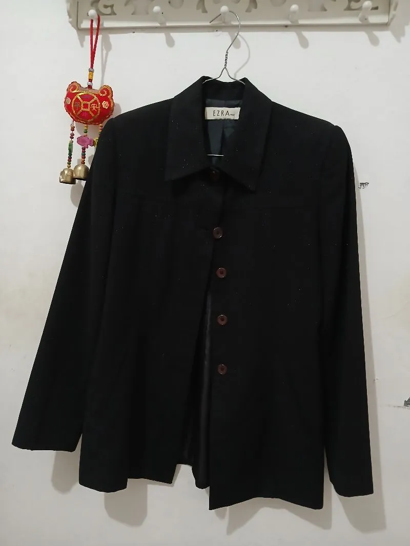 Casual Blouse Wanita black photo 1
