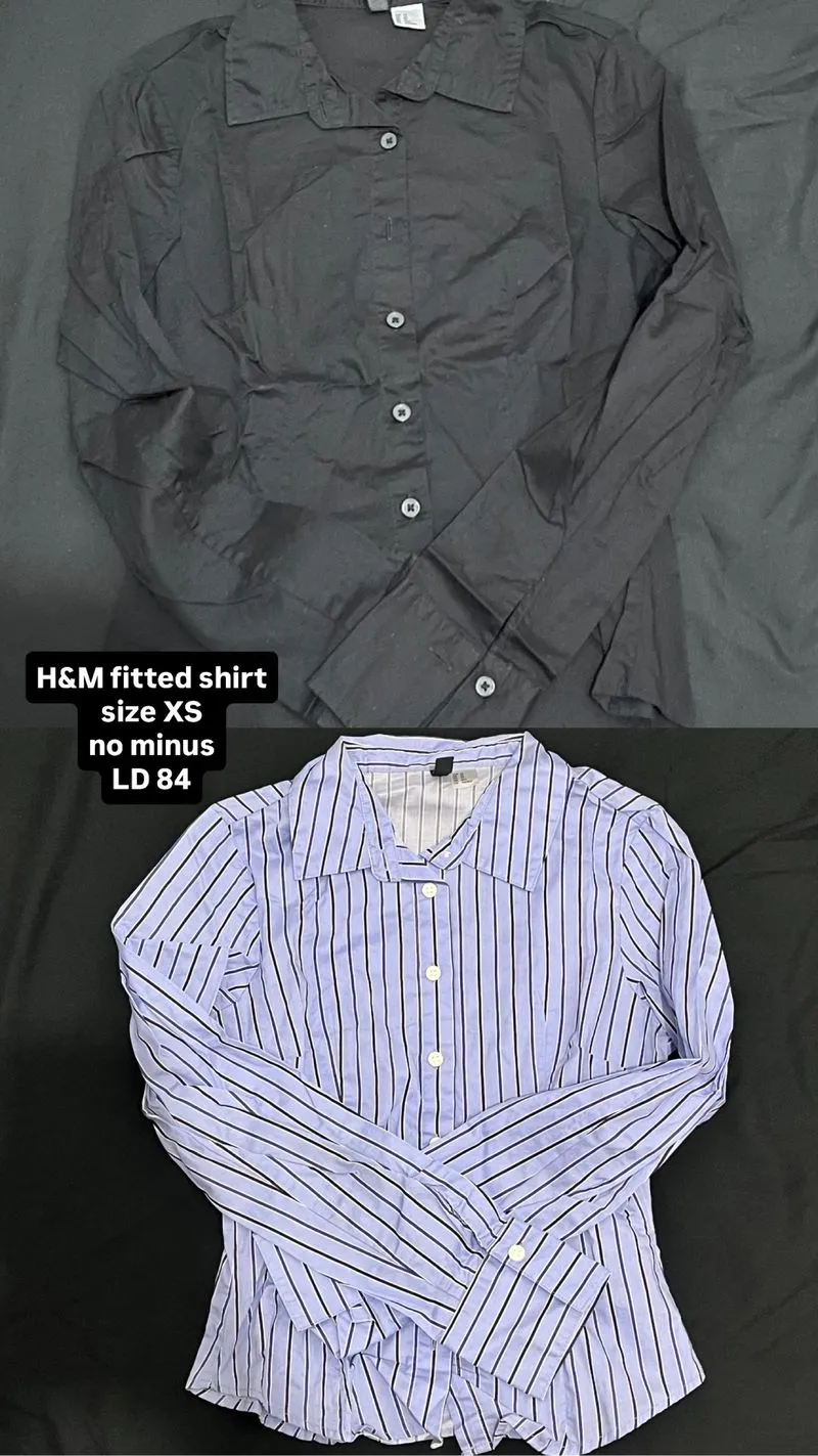 H&M fitted shirt photo 1