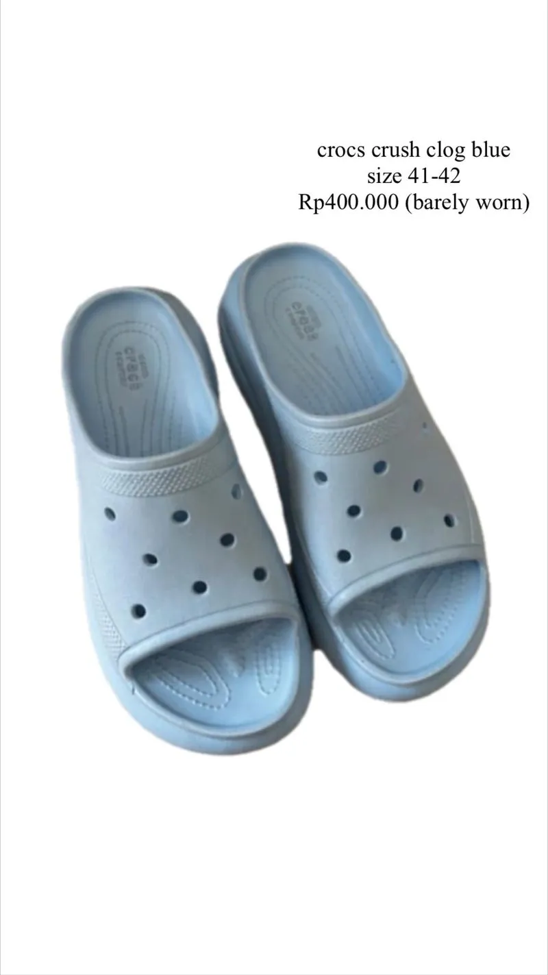 Crocs crush clog blue photo 1