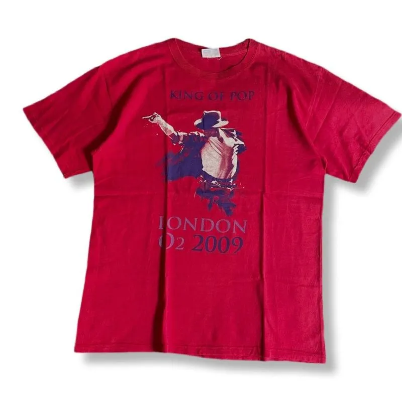 MICHAEL JACKSON KING OF POP LONDON TOUR 2009 T-SHIRT | KAOS  photo 1