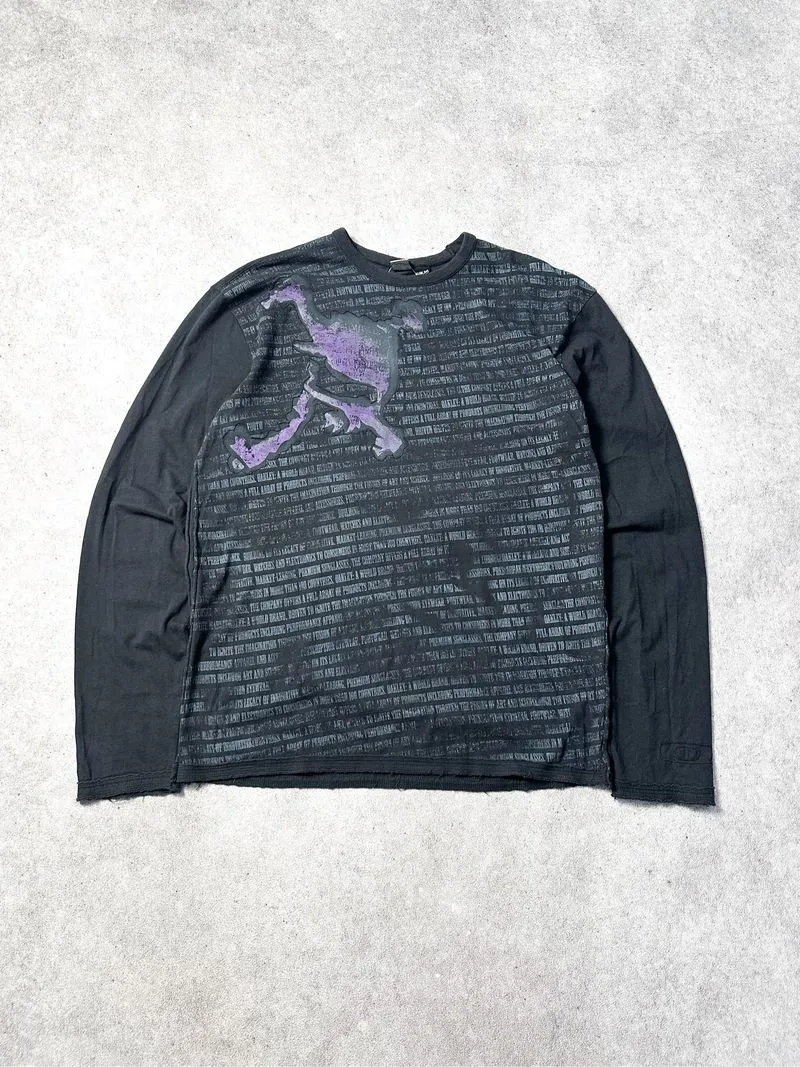 2000s Oakley Skull All Over Print Long Sleeve Tee photo 1