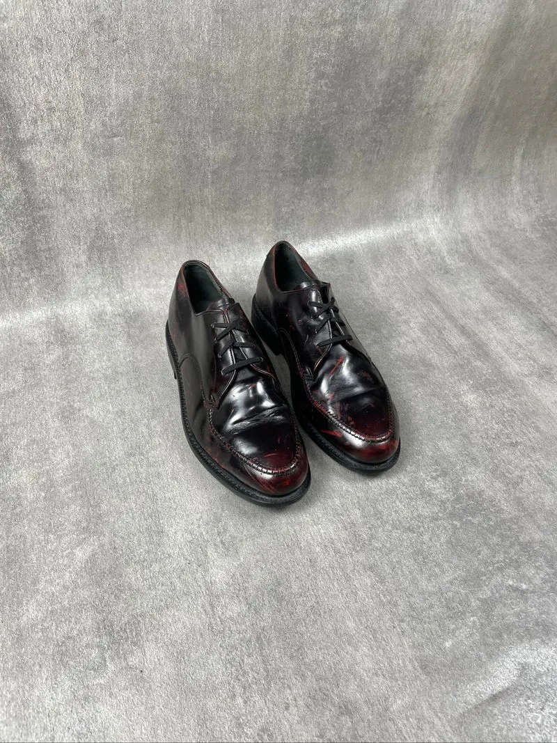 Japanese brand Avant Garde Sportswear Loafer Pria burgundy black photo 1