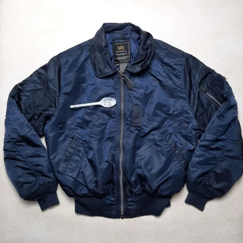 ALPHA INDUSTRIES  BOMBER B-15  SIZE M photo 1