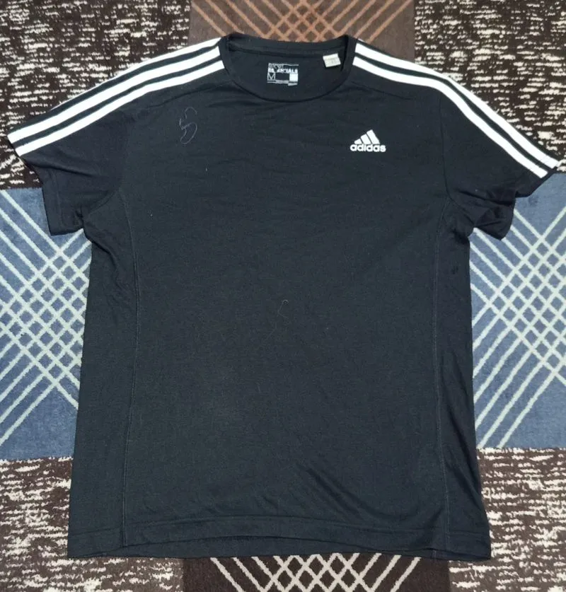Kaos Adidas climalite 3 balok photo 1
