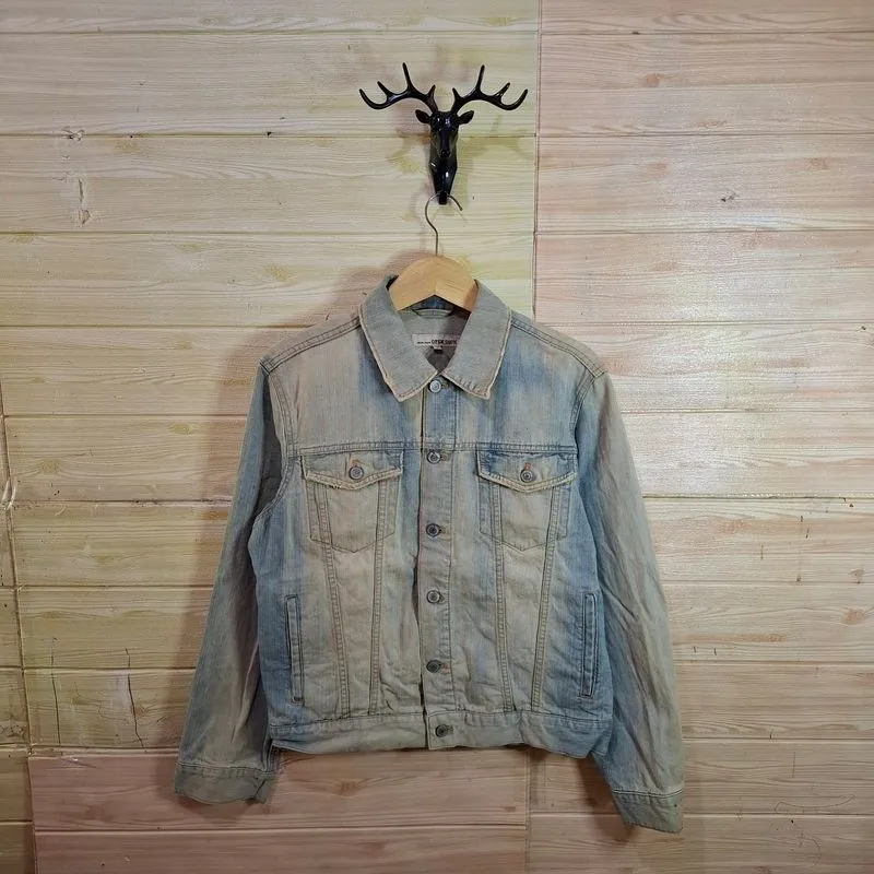 Promo Jaket Denim JUMBO size XXL  Pria/Wanita OPEN DICH Orig photo 1