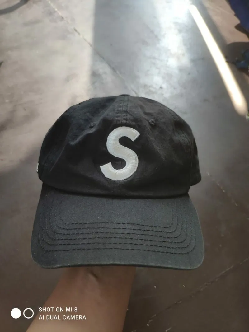 Supreme S logo goretex 6 panel hat photo 1