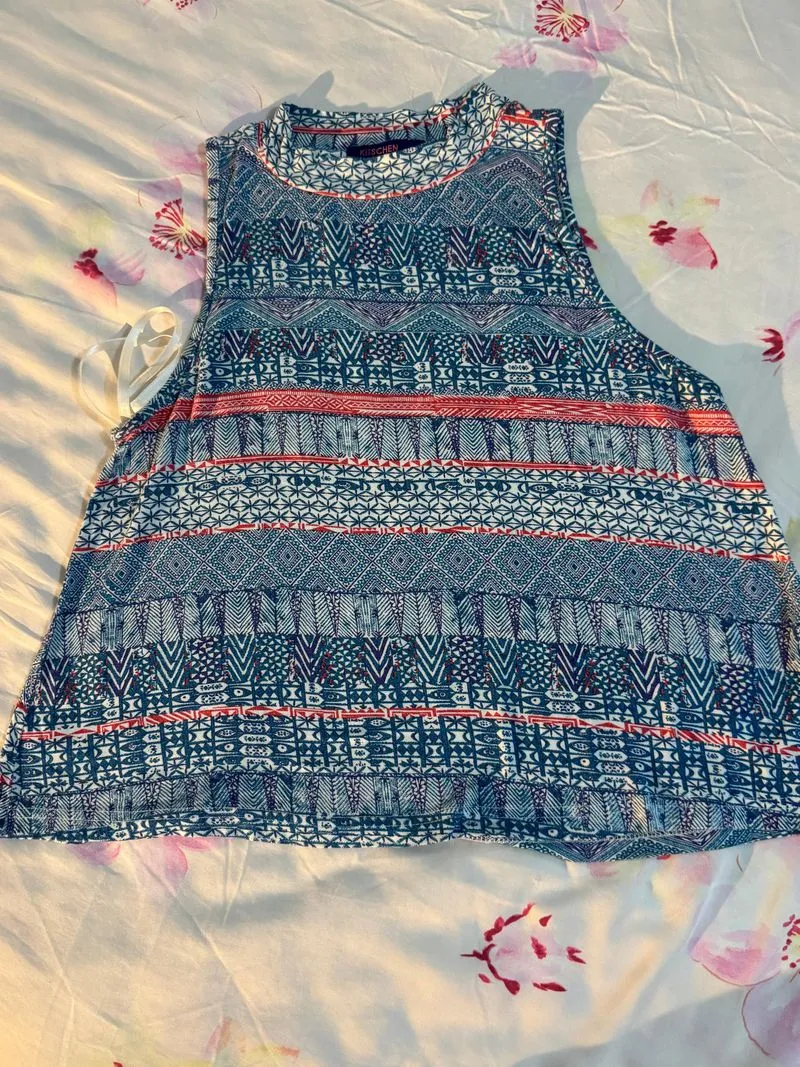 Cotton On|Top Motif Tribal Wanita | Sleeveless Casual Bo photo 1