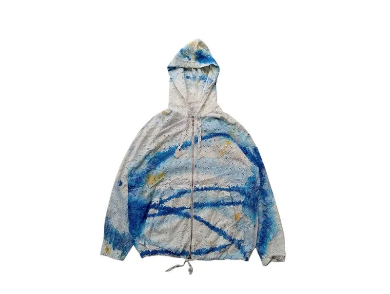 Raquel Allegra tiedye eyelet hoodie photo 1
