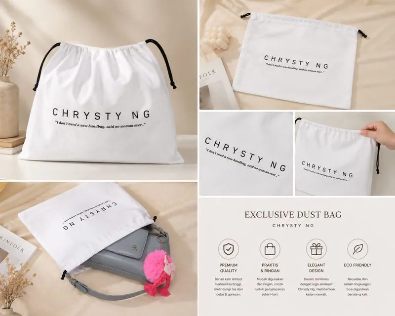 Tas Christy Ng warna ash blue photo 1