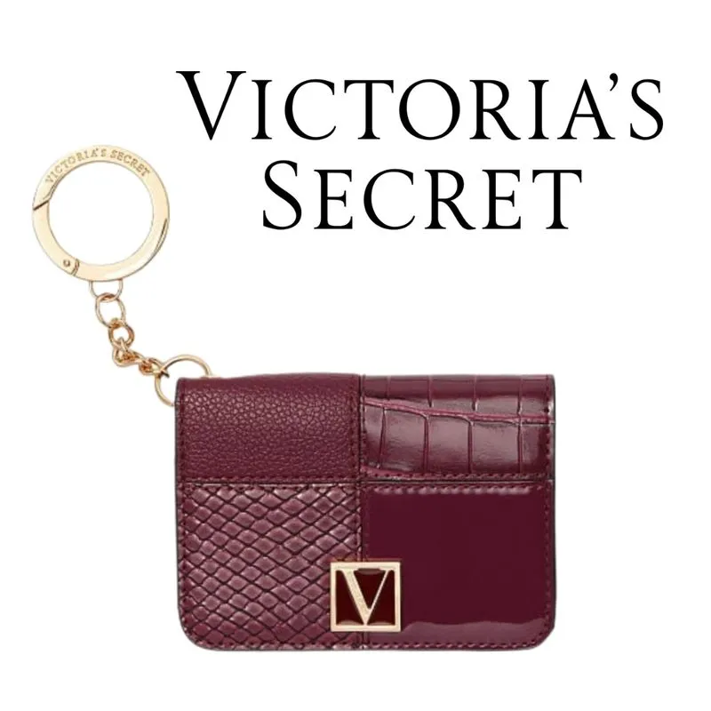 Victoria’s Secret Luxury Casual Wallet Wanita gold burgundy photo 1