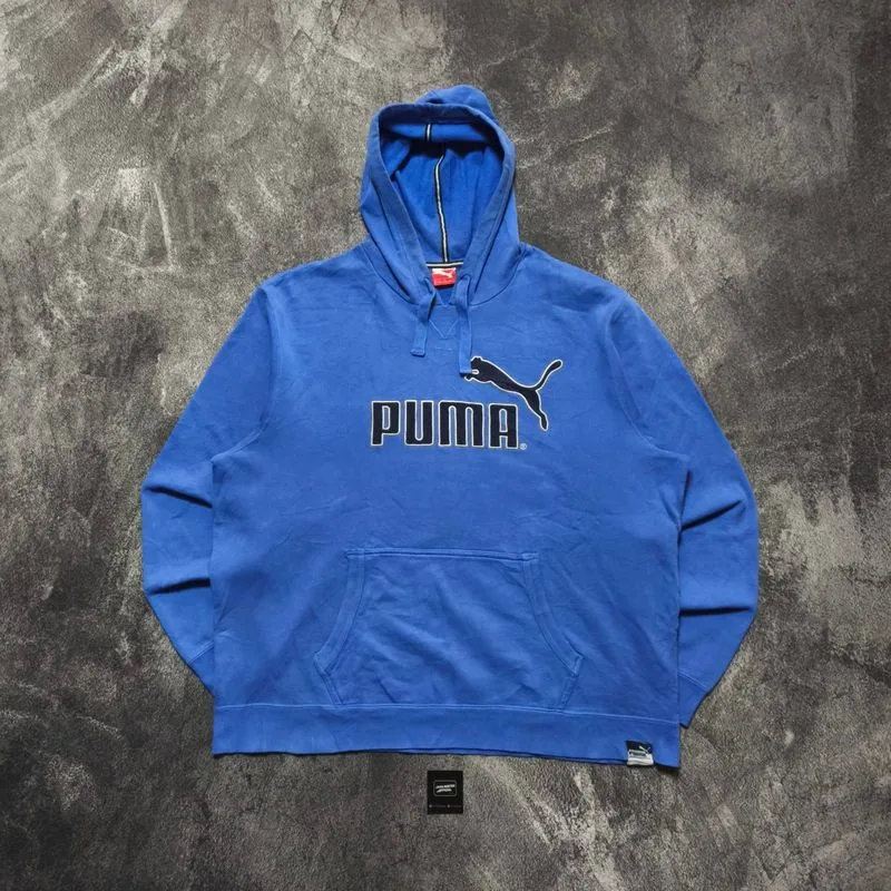HOODIE PUMA BIG LOGO BLUE photo 1