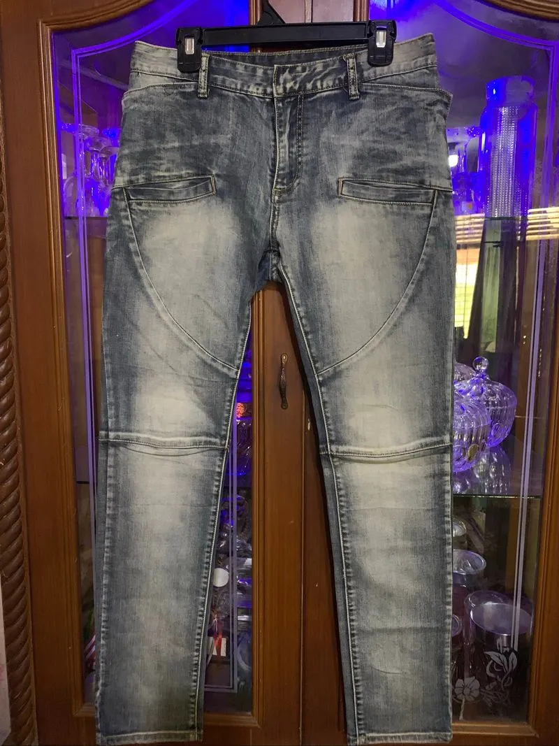 Jeans biker balmain made in japan photo 1