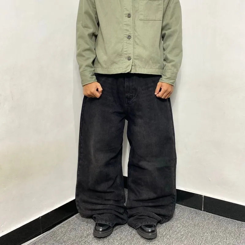 8Second Baggy black washed jeans photo 1