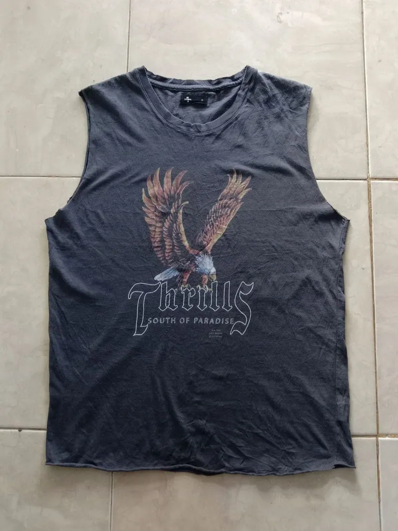 Vintage kaos Kutung Lekbong Thrills unfinished photo 1
