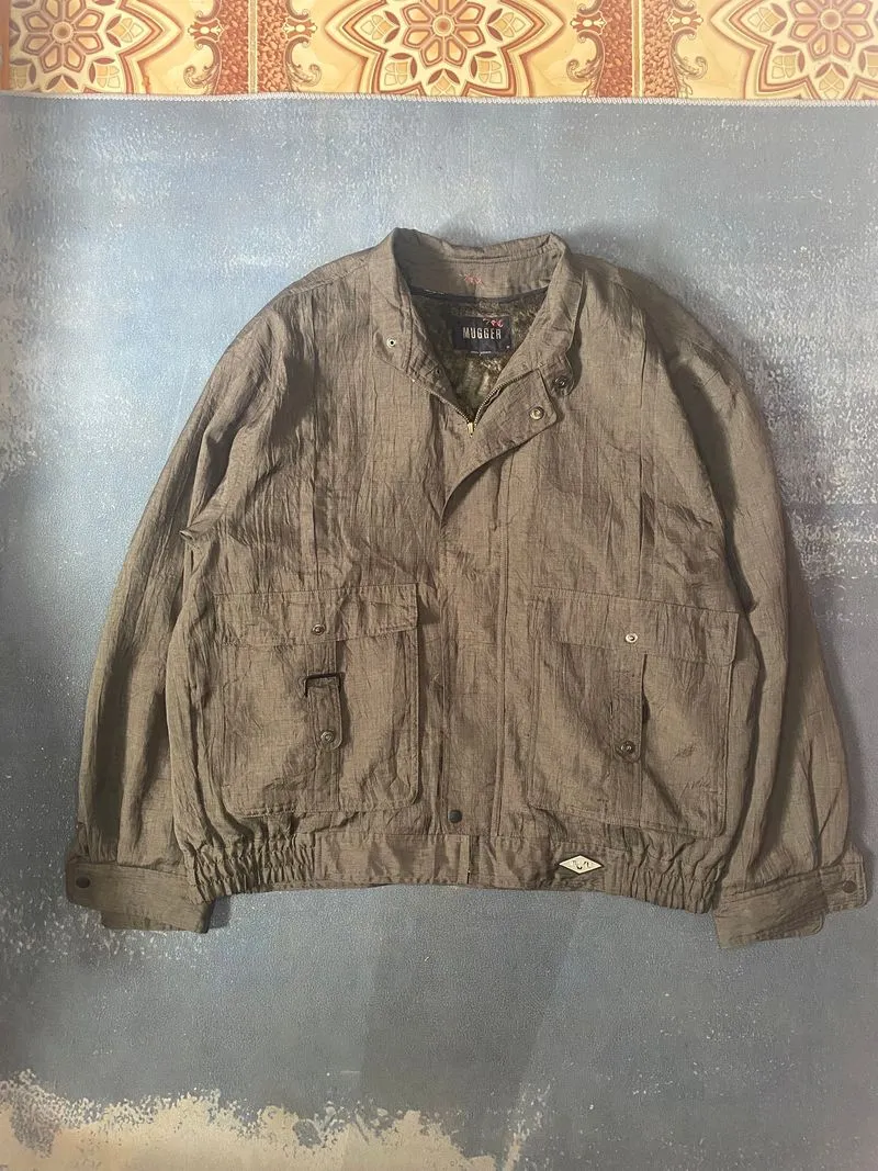 Vintage Windbreaker Pria brown photo 1