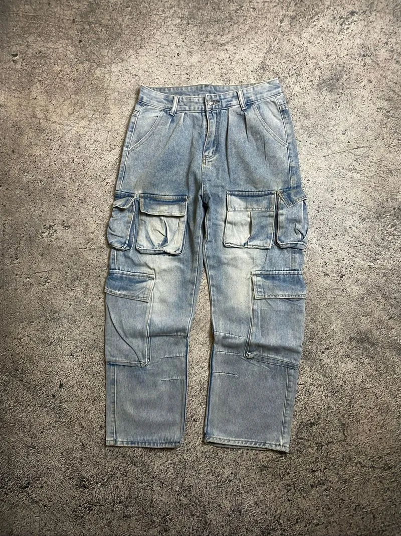 MULTI POCKET CARGO JEANS photo 1
