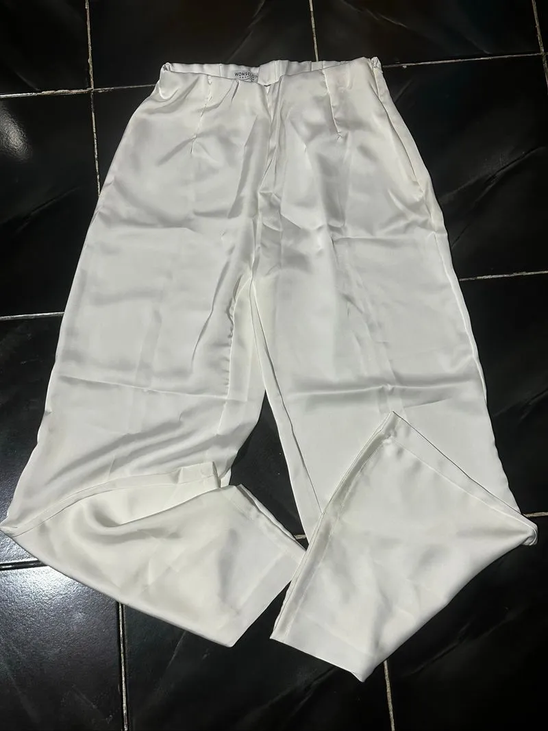 Satin pants photo 1