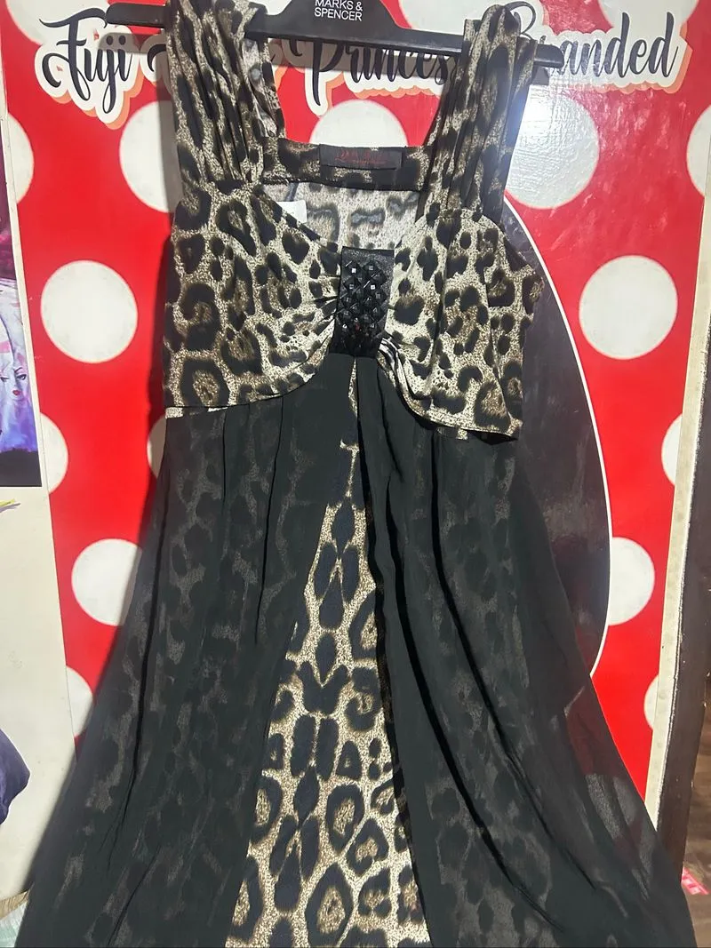 dress leopard lucu photo 1