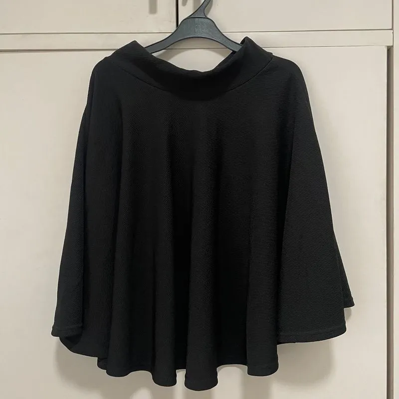 rok pendek hitam magnolia photo 1