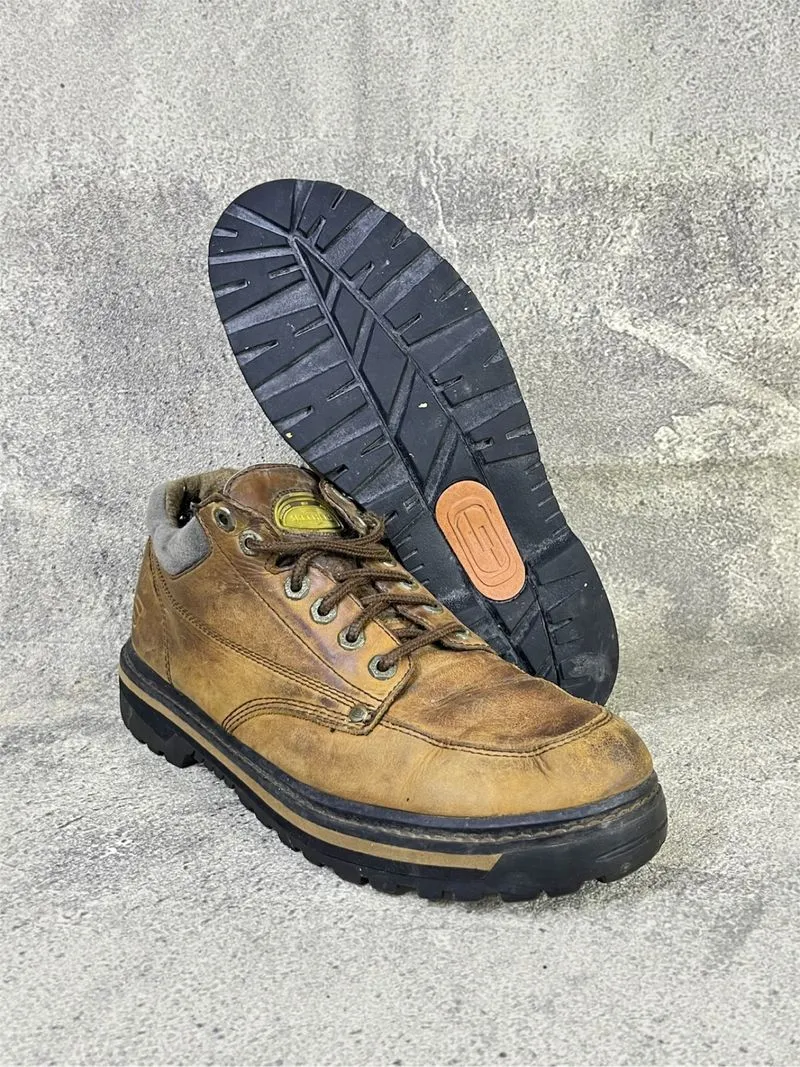 Sepatu skechers men's mariner utility boots leather photo 1