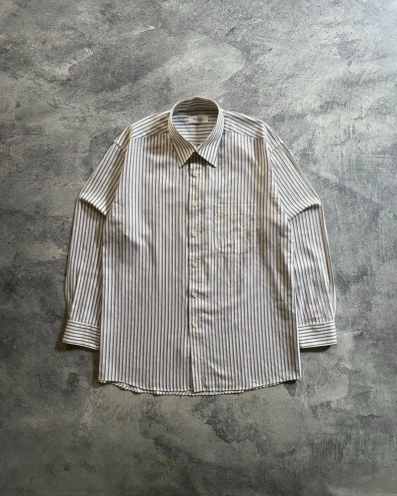 Stripe Vintage Shirt Royal photo 1