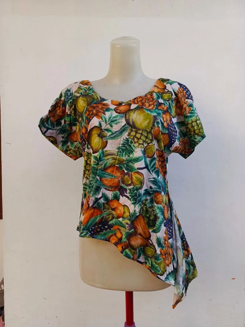 blouse moga fruits full print photo 1