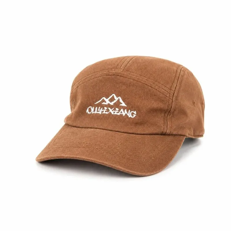 OYIXIANG - Topi 5 Panel Short Brim Coklat Unisex  photo 1