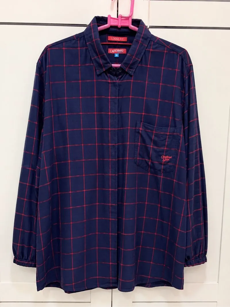 Kemeja Cardinal Wanita Original / Kemeja Flannel Wanita / Ke photo 1