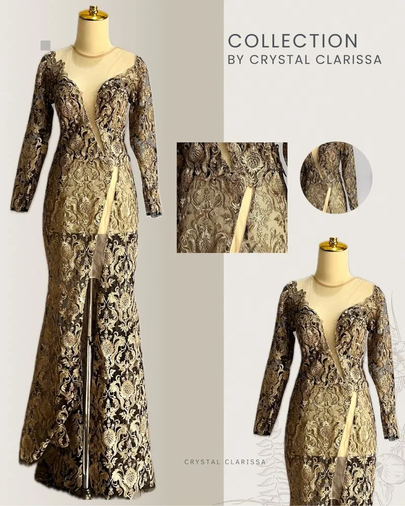 Dress pesta batik photo 1