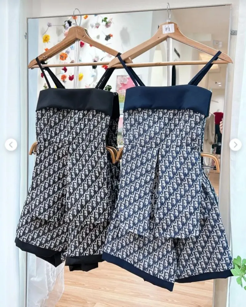 One Set Bangkok Motif Dior Oblique Premium (Preloved Like Ne photo 1