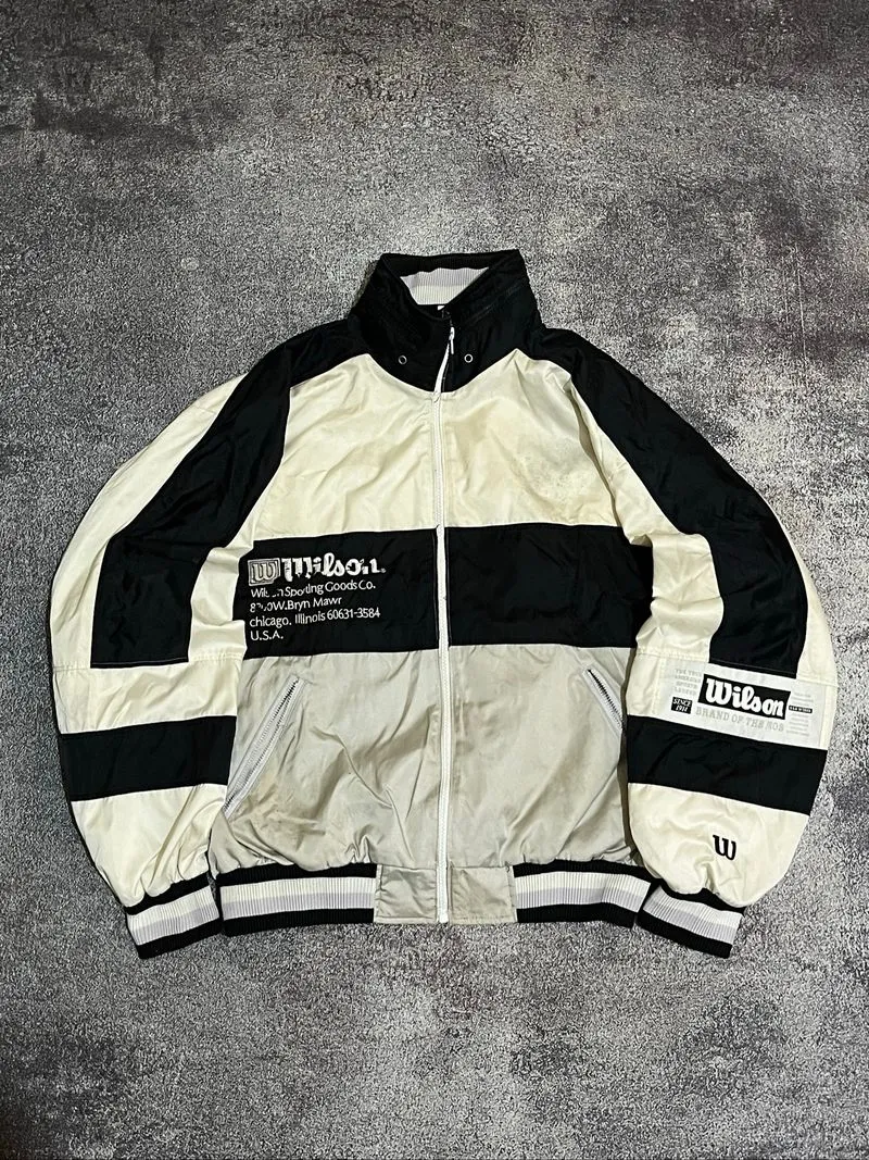 Vintage 90s Wilson Windbreakers Spellout photo 1
