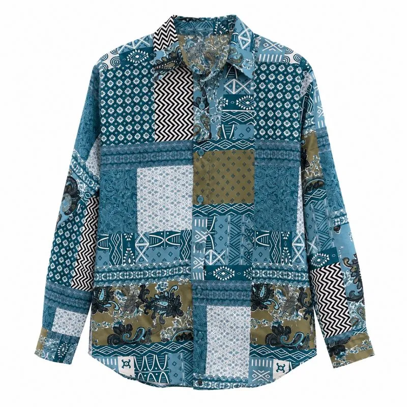 kemeja batik biru photo 1