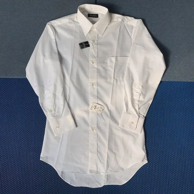 Vintage Tootal England White formal long sleeves Shirt Nos N photo 1