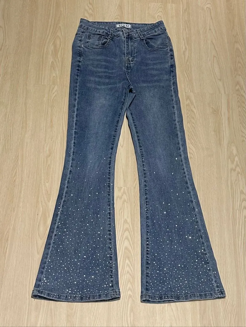 sparkle flare jeans photo 1
