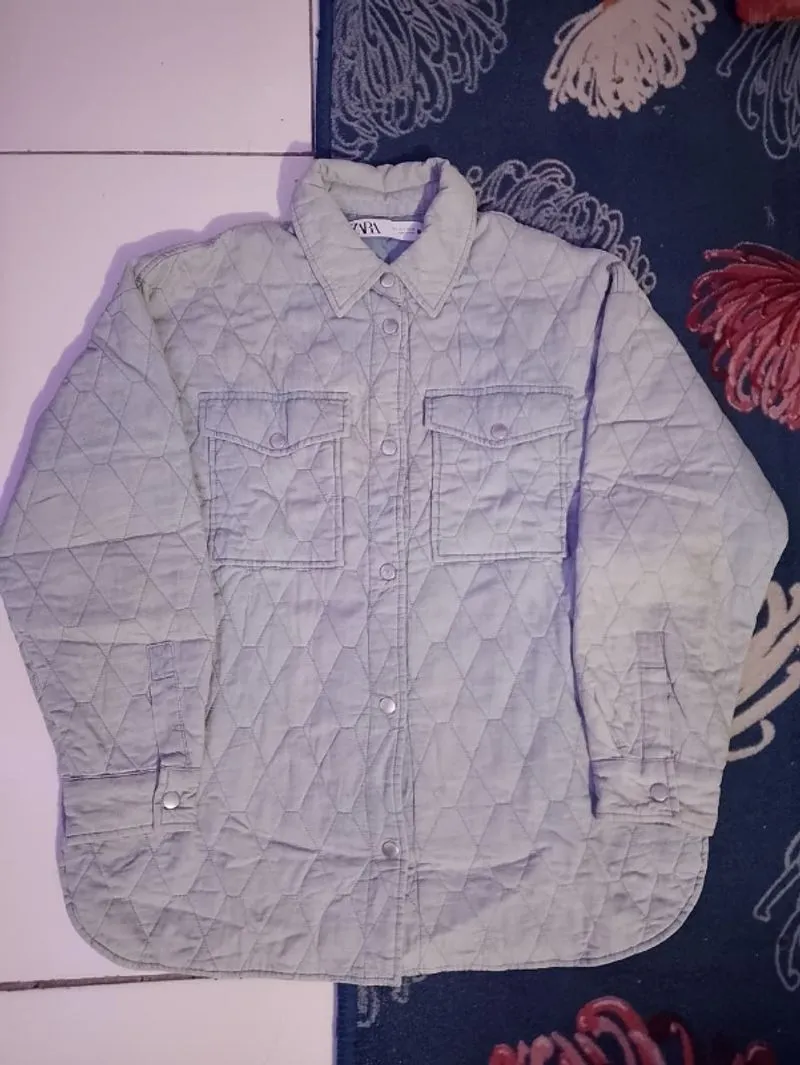 Zara Quilted Shacket / Jacket Shirt photo 1