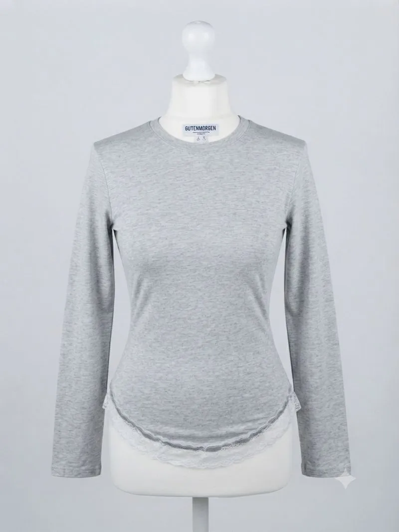 Grey Lace T-shirt (bisa nego) photo 1