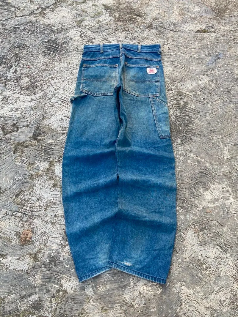 Round house made in usa denim carpenter baggy jeans photo 1