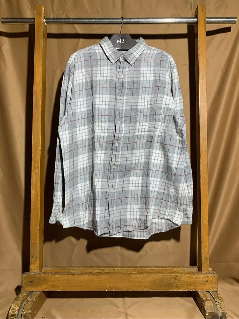 Kemeja Club room plaid button down flannel photo 1